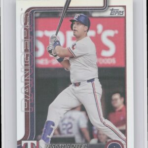 2025 Topps Nathaniel Lowe Rainbow Foil #259 Rangers