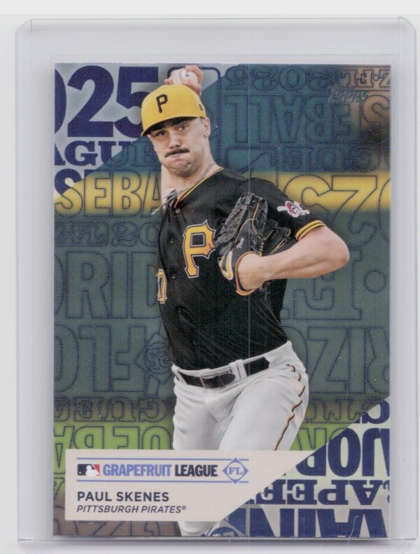 2025 Topps Paul Skenes #TG-23 Pirates Training Grounds