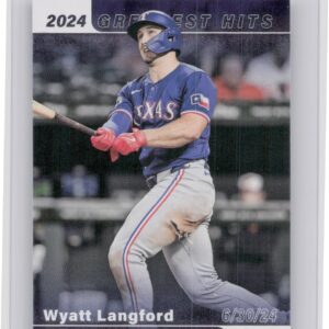 2025 Topps Wyatt Langford #GH-27 Rangers 2024 Greatest Hits