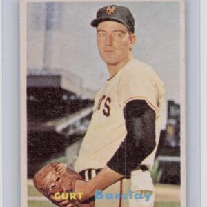 1957 Topps Curt Barclay RC #361 Giants