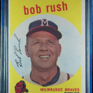 1959 Topps Bob Rush #396 Braves