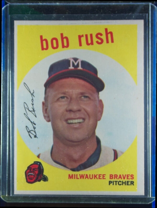 1959 Topps Bob Rush #396 Braves