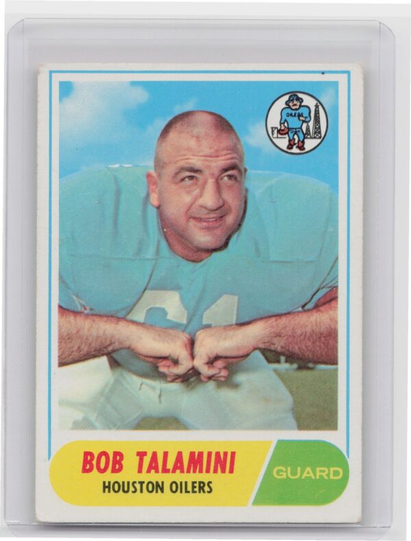 1968 Topps Bob Talamini #68 Oilers