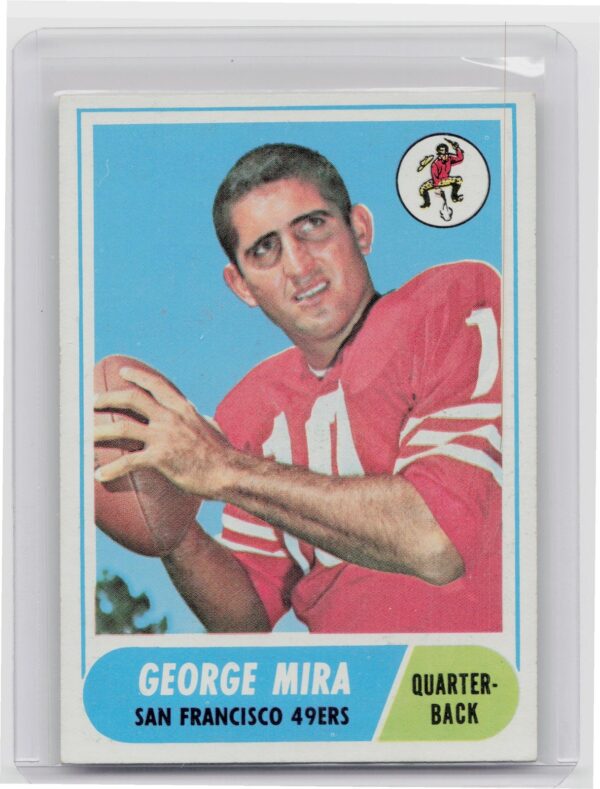 1968 Topps George Mira #9 49ers