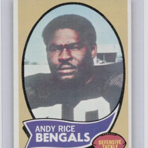 1970 Topps Andy Rice RC #42 Bengals