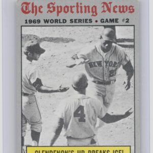 1970 Topps Clendenon's HR Breaks Ice! #306 Mets