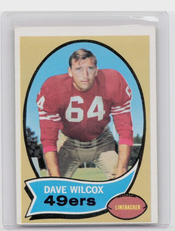1970 Topps Dave Wilcox #57 49ers