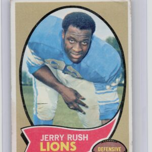 1970 Topps Jerry Rush RC #32 Lions