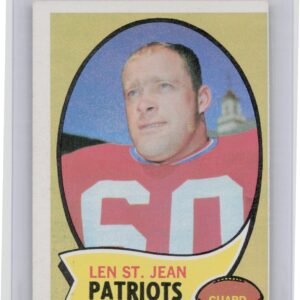 1970 Topps Len St. Jean RC #33 Patriots