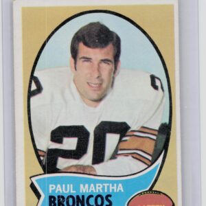 1970 Topps Paul Martha #216 Broncos