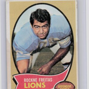 1970 Topps Rockne Freitas RC #96 Lions