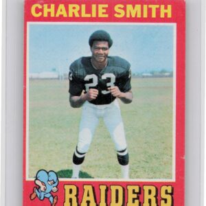 1971 Topps Charlie Smith #21 Raiders