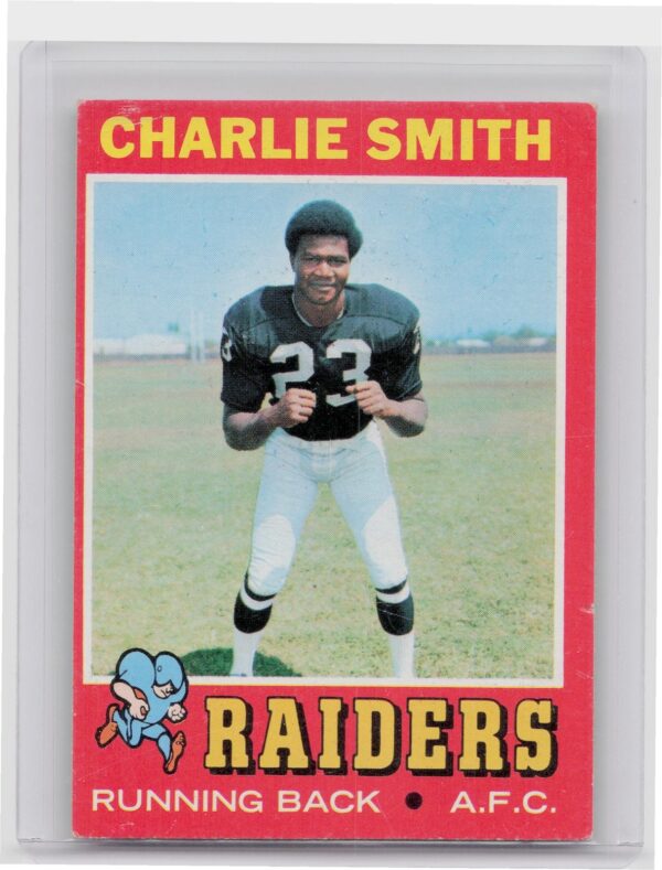 1971 Topps Charlie Smith #21 Raiders