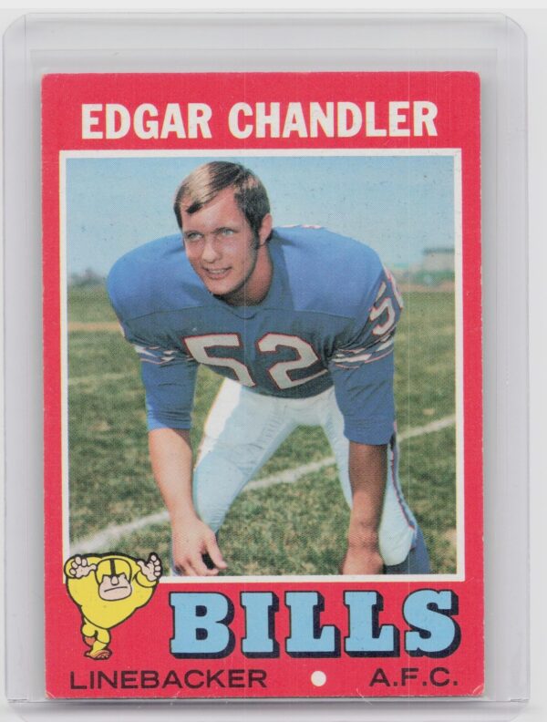 1971 Topps Edgar Chandler RC #86 Bills