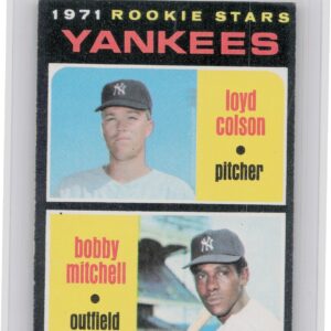 1971 Topps Yankees 1971 Rookie Stars (Loyd Colson / Bobby Mitchell) RC #111
