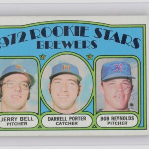 1972 Topps Brewers 1972 Rookie Stars Jerry Bell / Darrell Porter / Bob Reynolds