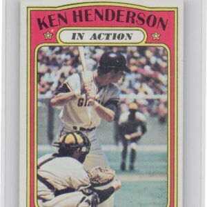 1972 Topps Ken Henderson #444 Giants