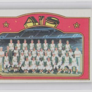 1972 Topps Oakland A's #454 Athletics
