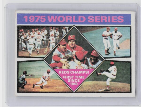1976 Topps 1975 World Series #462 Sox