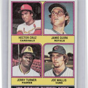 1976 Topps 1976 Rookie Outfielders Cruz / Quirk / Turner / Wallis RC