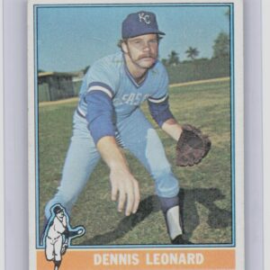1976 Topps Dennis Leonard #334 Royals