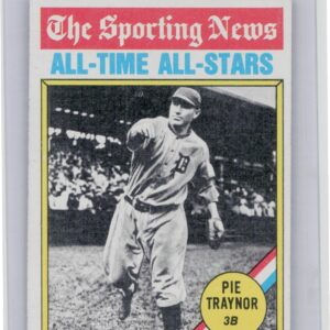 1976 Topps Pie Traynor #343 Pirates