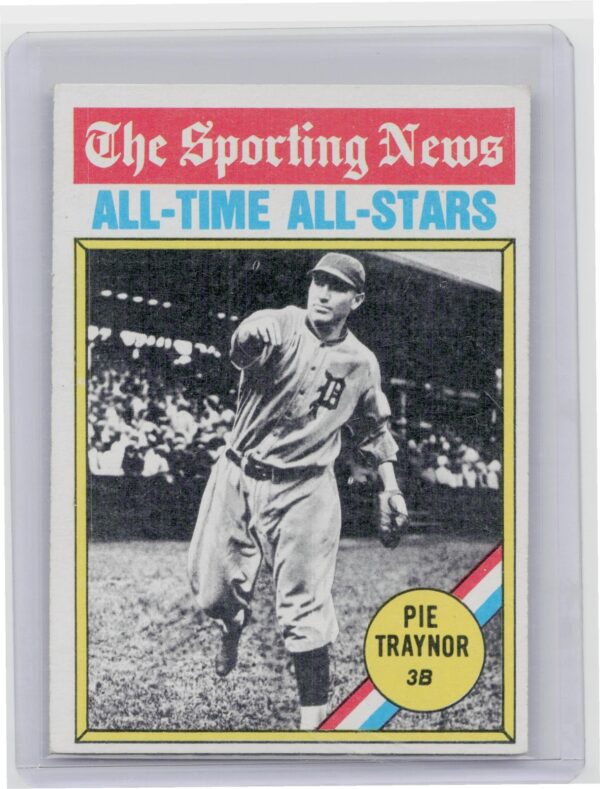 1976 Topps Pie Traynor #343 Pirates