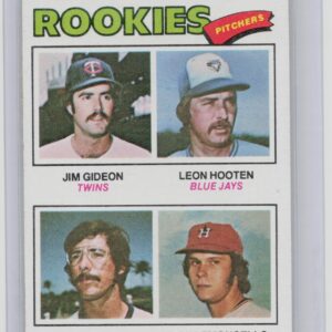 1977 Topps 1977 Rookie Pitchers Gideon / Hooten / Johnson / Lemongello RC