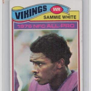 1977 Topps Sammy White RC #340 Vikings