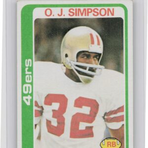 1978 Topps O.J. Simpson #400 49ers