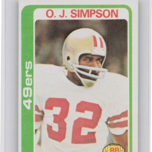 1978 Topps O.J. Simpson #400 49ers