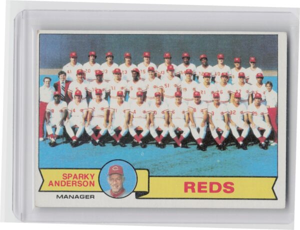 1979 Topps Cincinnati Reds / Sparky Anderson TC CL MGR #259 Reds