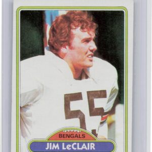 1980 Topps Jim LeClair #306 Bengals