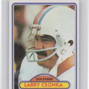 1980 Topps Larry Csonka #485 Dolphins