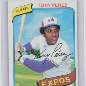 1980 Topps Tony Perez #125 Expos