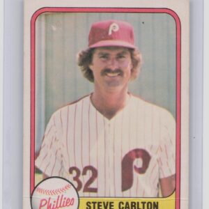 1981 Fleer Steve Carlton #6 Phillies