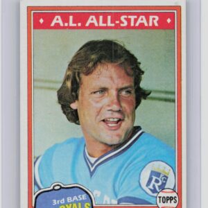 1981 Topps George Brett #700 Royals