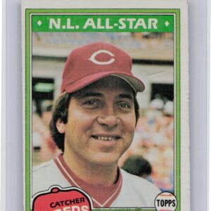 1981 Topps Johnny Bench #600 Reds