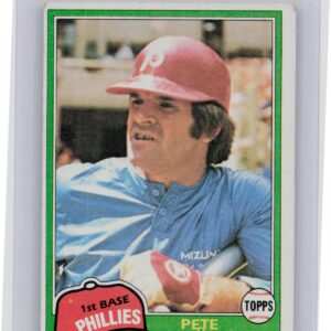 1981 Topps Pete Rose #180 Phillies