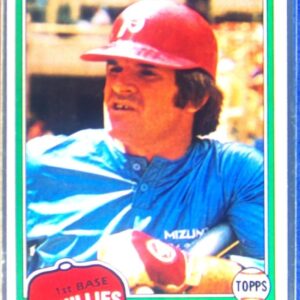 1981 Topps Pete Rose #180 Phillies