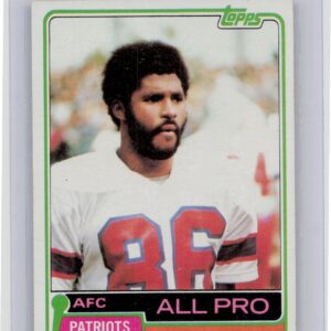 1981 Topps Stanley Morgan #290 Patriots