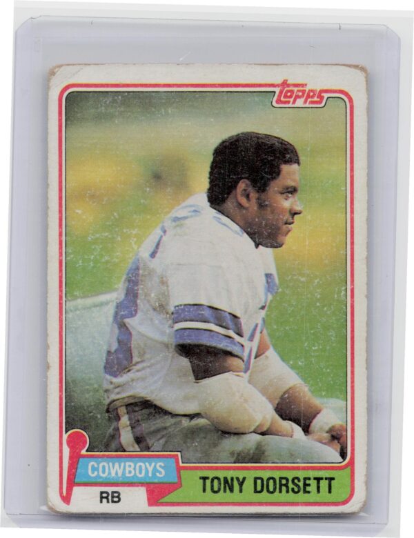 1981 Topps Tony Dorsett #500 Cowboys