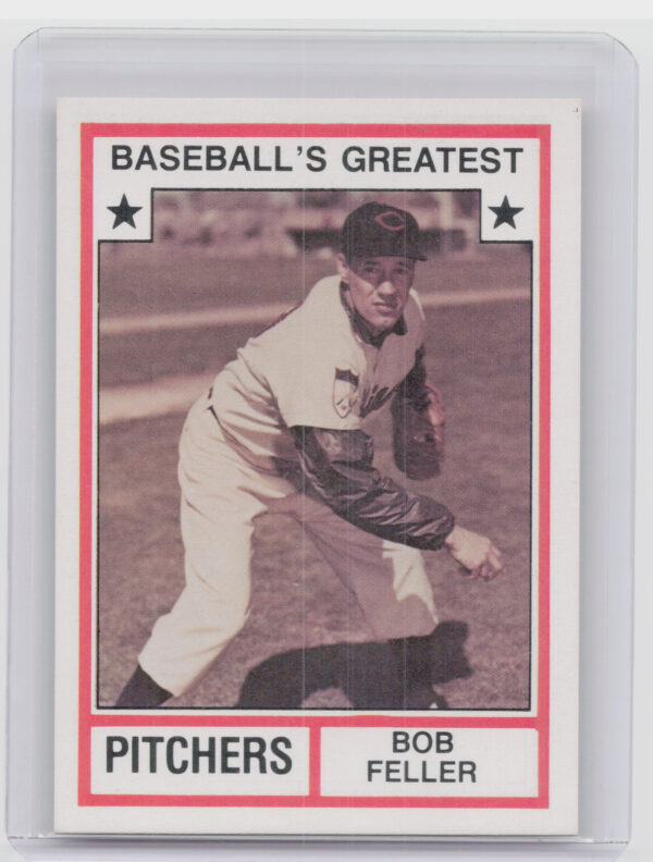 1982 TCMA Baseball's Greatest Pitchers (White Back) Bob Feller #1 Indians