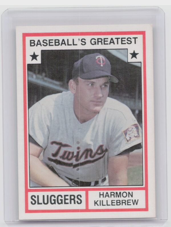 1982 TCMA Baseball's Greatest Sluggers (White Back) Harmon Killebrew #1 Twins