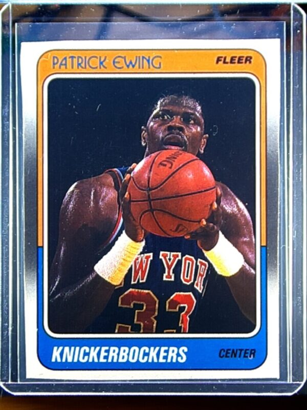 1988-89 Fleer Patrick Ewing #80 Knicks