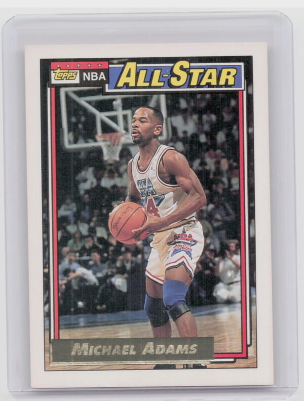 1992-93 Topps Michael Adams Gold #114 Bullets