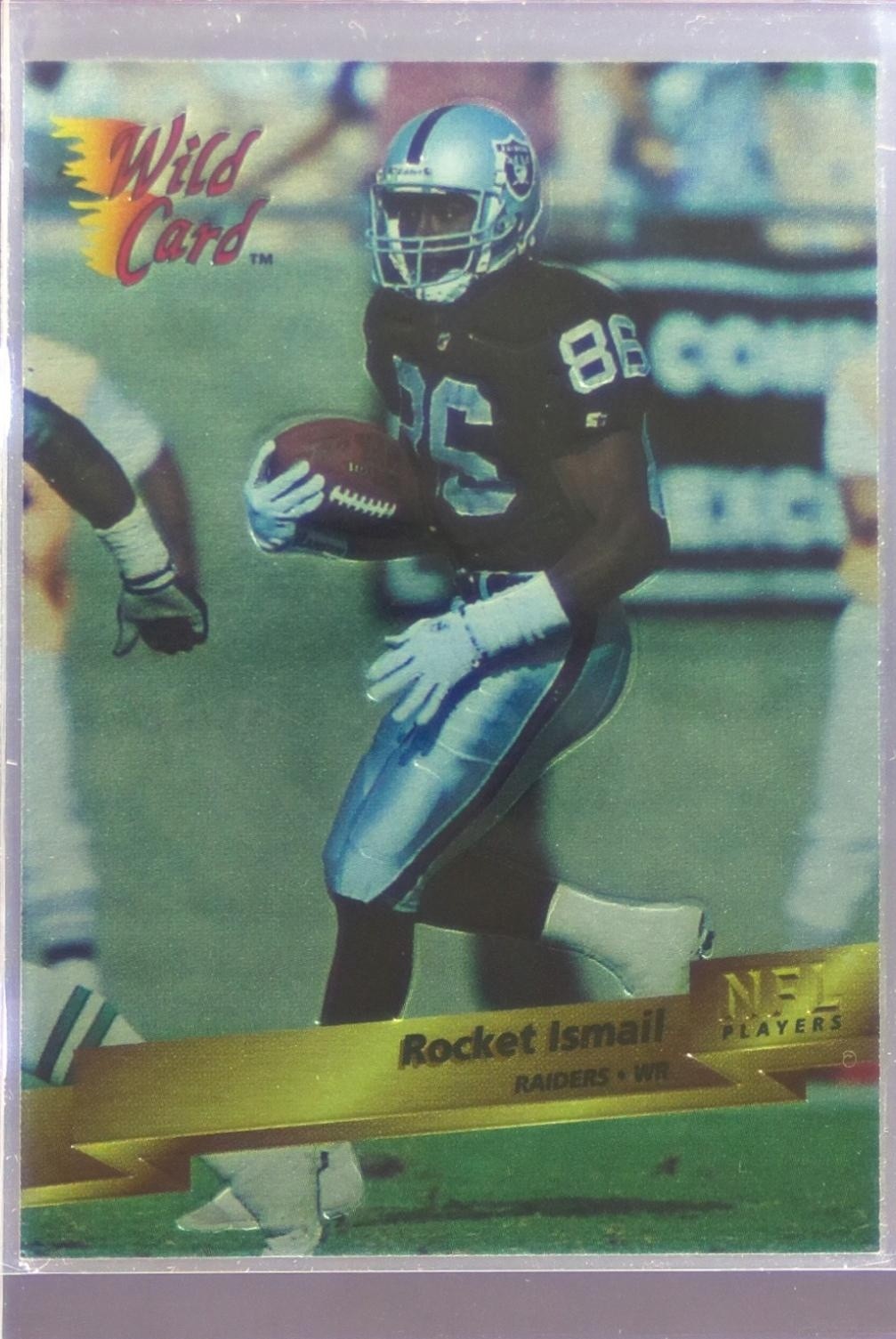1993 Wild Card Rocket Ismail #232 Raiders