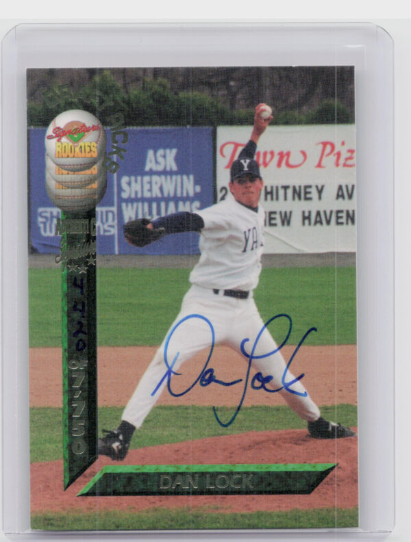 1994 Signature Rookies Draft Picks Dan Lock AU SN7750 #44 Astros Signatures