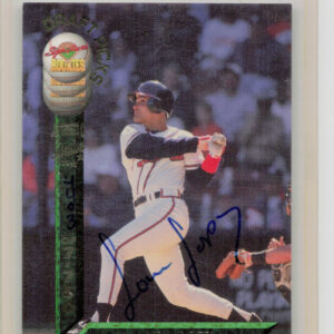 1994 Signature Rookies Draft Picks Luis Lopez AU SN7750 #96 Braves Signatures