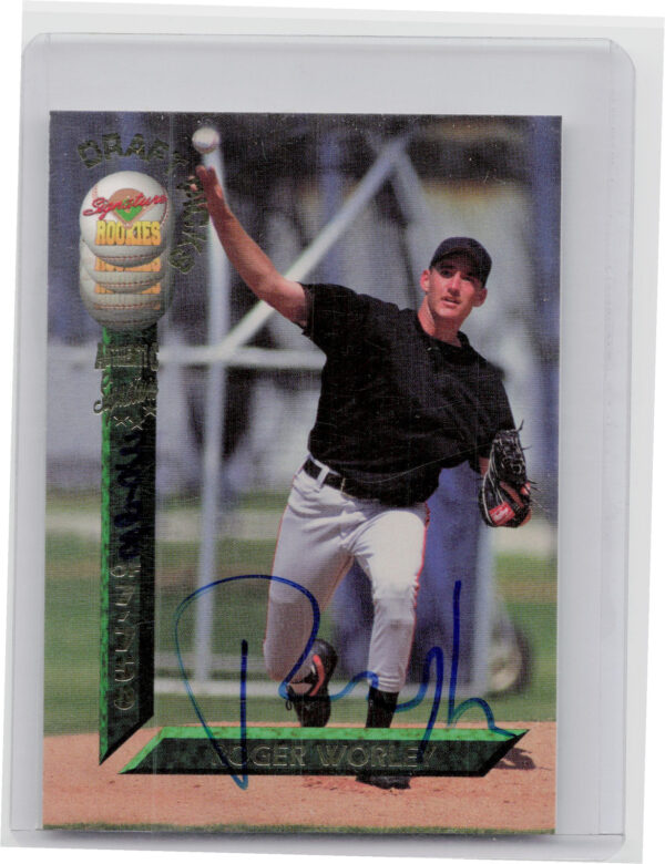 1994 Signature Rookies Draft Picks Roger Worley AU SN7750 #68 Orioles Signatures